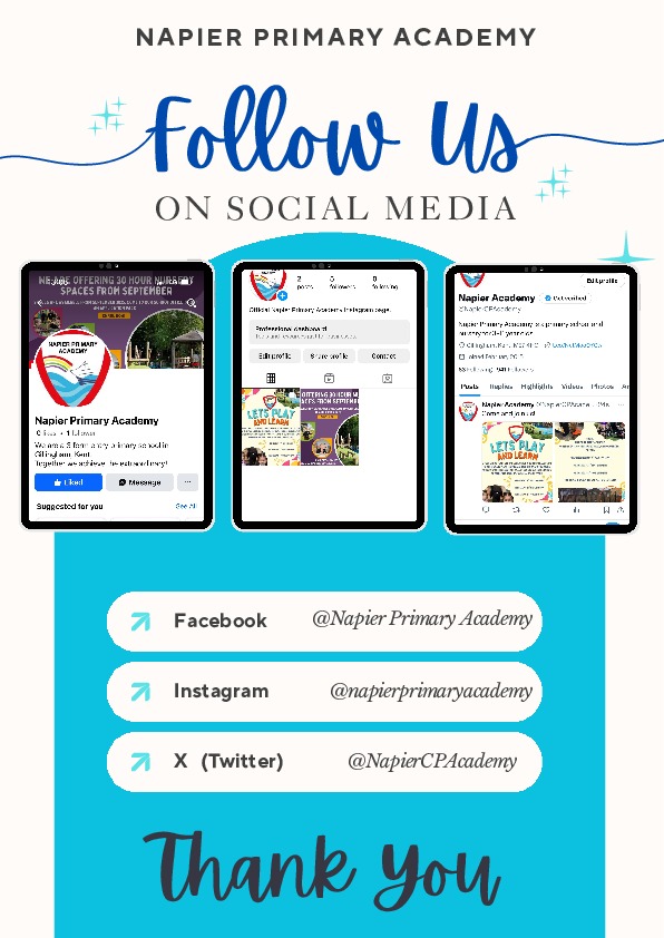 Follow us on social media